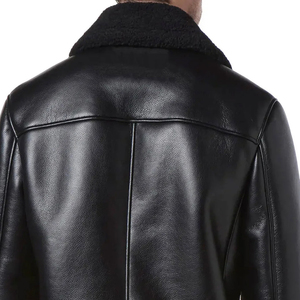 Wholesale <b>Men</b> Leather <b>Fur</b> <b>Jacket</b> Premium Winter Coat 2026 New Arrive High Quality Custom Logo OEM ODM Export Supplier Apparel - Product Image 5