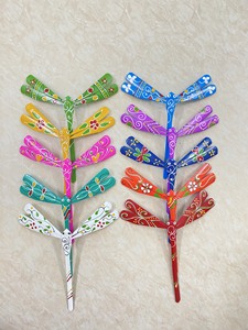 [VENTA EXITOSA] Libélula de Bambú Hecha a Mano Natural de Blue Lotus Farm, Juguete de Equilibrio Pintado a Mano, Decoración para Mesa de Hogar, Recuerdo - Product Image 6