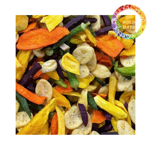 ผลไม้อบแห้งและผักรวมรสกรอบ ขนมขบเคี้ยวรสผลไม้เมืองร้อนพร้อมส่วนผสมหลากหลาย สำหรับผู้ซื้ออาหารแบบขายส่ง - Product Image 3