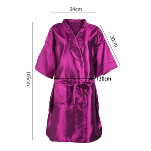Nuevo Kimono de Peluquería, Spa y Salón, Resistente al Agua, Ecológico, de Poliéster, Cómodo, con Logotipo Personalizado - Product Image 3