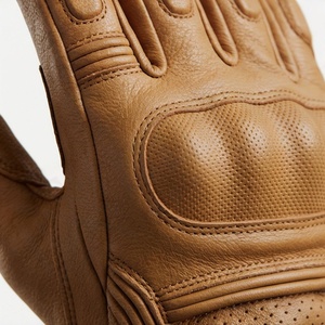 Équipement de moto en cuir classique personnalisé pour Cafe Racer, accessoires de protection des mains haute performance pour usage urbain - Product Image 4