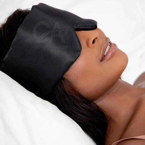 Masque pour les yeux en soie 100% naturelle pour femmes, confortable, en vente en ligne, doux, respirant, pour une utilisation nocturne - Product Image 3