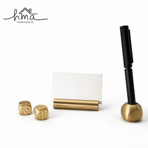 Juego de Porta Tarjetas Metálicos Cilíndricos Dorados, Soporte de Exhibición de Tarjetas de Visita y Fotos, Diseño Minimalista en Forma de Tubo Redondo, Decoración Moderna para Oficina - Product Image 5