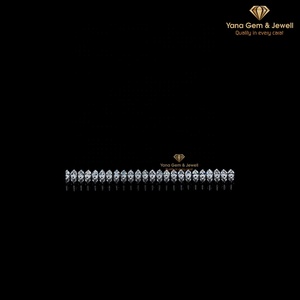 4.75 TCW Custom CVD Lab Grown Marquise Cut Diamond Tennis Bracelet Anniversary Gift 14k <b>Solid</b> <b>Gold</b> D-E-F Color VVS-VS Clarity - Product Image 6
