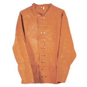 Heavy Duty Premium Quality Cowhide Split Leather Welding <b>Jacket</b> Industrial Safety Body Protection for Construction <b>Workers</b> - Product Image 2