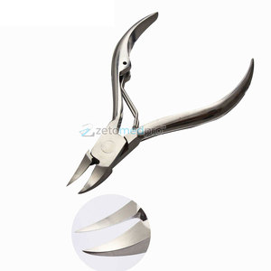 กรรไกรตัดเล็บที่ทนทานสำหรับใช้ในบ้านและร้านเสริมสวย เครื่องมือทำเล็บมือและเล็บเท้าแบบมืออาชีพ กรรไกรตัดเล็บสแตนเลสแบบพกพา - Product Image 5