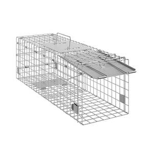 Trampa de jaula de animales vivos con mango plegable portátil para control de plagas - Product Image 2