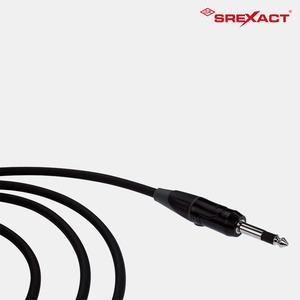 Cable de Audio para Guitarra SREXACT de 1M Negro con Conector Mono de 6.35mm - Product Image 5