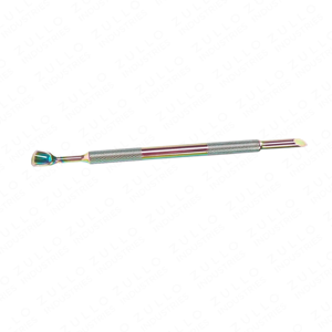 Stainless Steel Cuticle Pusher Dead Skin Remover Metal Nail File Professional Manicure Polish <b>Cleaning</b> <b>Tool</b> - Product Image 3