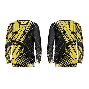 Camiseta Deportiva Personalizada de Manga Larga Sublimada, Transpirable y de Secado Rápido para Hombre, Ropa Deportiva de Alto Rendimiento para Entrenamiento y Equipos - Product Image 1