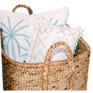<b>Extra</b> <b>Large</b> <b>Laundry</b> <b>Basket</b> – Square Boho Hamper – Woven Decorative <b>Basket</b> – Storage <b>Basket</b> Made of Natural Water Hyacinth - Product Image 3
