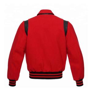 Nouvelle veste universitaire bleu royal personnalisée avec accents blancs, col rabattu, style preppy, vêtement d'extérieur d'automne, mélange de laine et de polyester - Product Image 2
