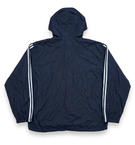 Conjunto Deportivo de Alta Calidad para Hombre, Chaqueta y Pantalones con Capucha en Azul Marino, Color Sólido, Poliéster, Secado Rápido, Ropa Deportiva para Otoño - Product Image 3