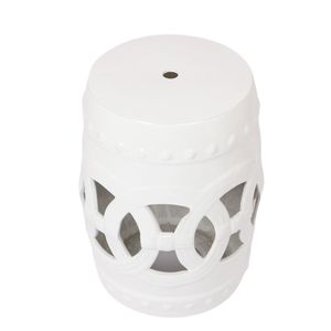 Sedia a Tamburo in Ceramica per Uso Interno ed Esterno, Sgabelli Eleganti e Resistenti per Molteplici Applicazioni - Product Image 2