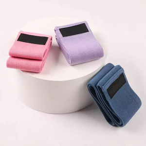 Bande de Résistance en Tissu pour Entraînement des Hanches et des Fessiers, Couleur Personnalisée, Accessoires de Fitness, Logo OEM ODM, Vente en Gros Directe Usine pour Femmes - Product Image 3
