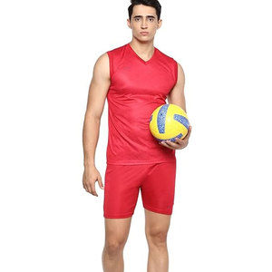 Uniforme Profesional de Voleibol, Conjunto de Camiseta y Pantalones Cortos, Ropa Deportiva Personalizada para Equipos, Ligera, Transpirable, para Competencia Atlética - Product Image 1