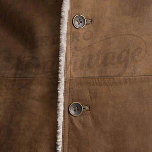 Abrigo Largo de Piel Sintética para Hombre, Chaqueta Cálida de Invierno con Forro de Piel, Gabardina Marrón de Ante, Abrigo Casual de Exterior - Product Image 2