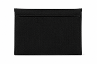 Pochette en jute Amani 28x20 cm avec fermeture à bouton, imprimé pissenlit, style simple, origine Bengale occidental, étui de protection pour l'extérieur