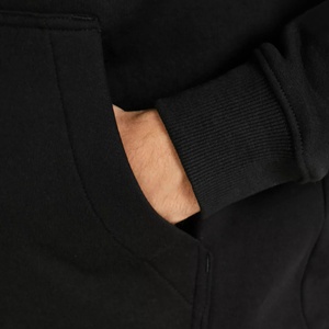 Sudadera con Capucha Gráfica de Forro Polar Grueso con Estampado de Manos en Oración y Letras, Unisex, Venta al por Mayor - Product Image 4