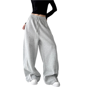Pantalones Anchos de Color Sólido para Mujer, de Secado Rápido, Transpirables, Duraderos, con Cintura Elástica, Ecológicos, para Correr y Yoga - Product Image 5