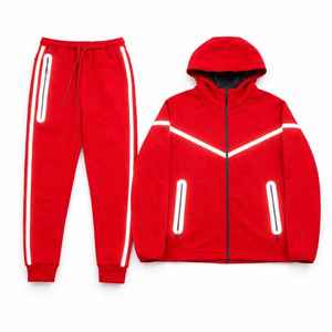 Nuevo Conjunto Deportivo de Invierno para Hombre con Capucha, 2 Piezas, Casual, Grueso, 100% Algodón, Diseño Personalizado - Product Image 2