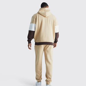 Conjunto Deportivo Unisex de Algodón con Logotipo Personalizado Bordado al por Mayor, Conjunto de Sudadera con Capucha y Pantalones Deportivos Gruesos para Hombre - Product Image 2