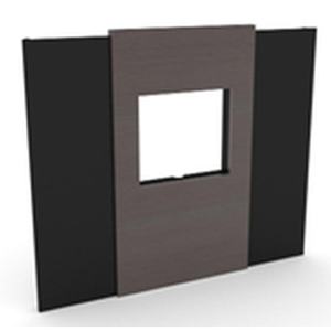 Panel de TV de 54 Pulgadas con Certificación CARB P2, MDF de Grado E0, Acabado HPL LPL, Banda de Borde a Juego y Herrajes para Entretenimiento en Motéis - Product Image 3