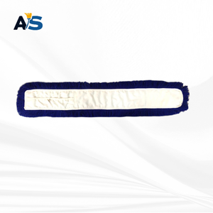 A&S Durable 5x40 Blue Dust <b>Mop</b> with Cotton Thread Self-Wringer Aluminum Pole Reusable for Multi-Floor <b>Cleaning</b> - Product Image 2