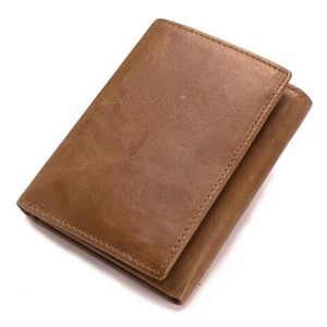Portefeuille homme en cuir pleine fleur véritable, fait main, de qualité supérieure, fin, écologique, anti-poussière, pour usage extérieur SPORTS - Product Image 6