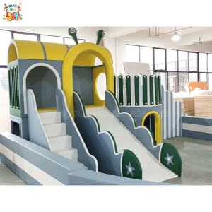 من Wejoy ملعب داخلي صغير للرعاية النهارية للأطفال مع منطقة لعب ناعمة للأطفال معدات متسلقة أطفال مجموعات خشبية للعب للبيع - Product Image 1