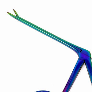 Pinzas Quirúrgicas ENT de Acero Inoxidable para Oído y Nariz, Recubrimiento Arcoíris, Pinzas Tipo Cocodrilo, Instrumentos Médicos Reutilizables - Product Image 4