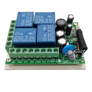 2ウェイ<span class=keywords><strong>4</strong></span>ウェイワイヤレスリモコンスイッチFZ-<span class=keywords><strong>4</strong></span> 433MHz DC 12Vプラスチック防水リレーレシーバーモジュール<span class=keywords><strong>RF</strong></span> 4NO + 4NC家庭用 - Product Image 5