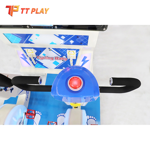 Máquina de Juego Arcade de Bicicleta para 2 Jugadores, Simulador de Ciclismo con Monedas, Pantalla HD, Atracción Infantil para Parques de Diversiones Interiores - Product Image 4