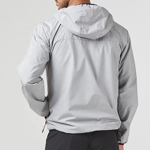 Chaqueta Cortavientos Ligera para Hombre, Recubierta de Nailon, con Capucha, Cierre de Cremallera, Impermeable 10,000mm, para Actividades al Aire Libre, Lluvia, Viajes, Senderismo - Product Image 5