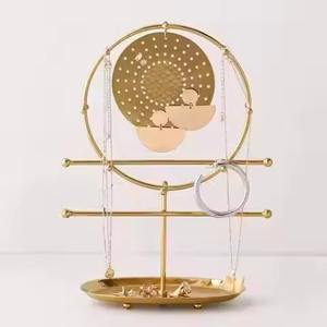 Elegante Exhibidor de Joyería Metálico de Múltiples Niveles, Organizador para Collares y Pendientes - Product Image 6