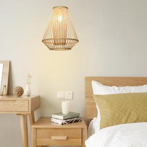 โคมไฟระย้าหวายทำจากไม้ไผ่สำหรับตกแต่งบ้านและโรงแรมคอลเลกชันใหม่ - Product Image 5