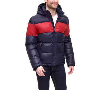 2025 Custom Men's Puffer down Jacket Hot Sale Winter <b>Bubble</b> Padded <b>Coat</b> - Product Image 5