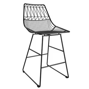 New Launch Off White Fabric Upholstery Black Steel Oval Base Use Bar <b>Stool</b> And Chair For Boutique Salon Vanity <b>Desk</b> Use Chair - Product Image 5