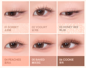 [2AN] Paleta de Sombras de Ojos Coreana Better Me de Alta Pigmentación e Impermeable 4.5G, 10 Tonos Picnic Fresh Coral y Peach para Uso Diario - Product Image 1