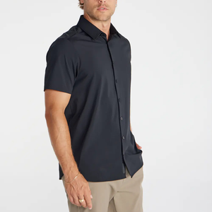 Camisa Casual de Manga Corta para Hombre, Personalizada OEM, Ligera, Transpirable, de Secado Rápido, para Pesca, Senderismo y Actividades al Aire Libre - Product Image 6