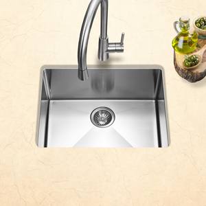 Fregadero de acero inoxidable 304 hecho a mano, resistente a la corrosión, antiarañazos, insonorizado, perfecto para cocinas de alto tráfico - Product Image 5