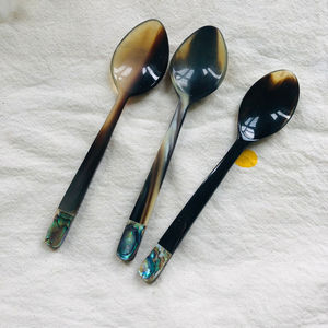 Cuillères en corne de buffle de qualité supérieure, outils de dégustation de caviar, pour bars, hôtels, restaurants, vaisselle de table - Product Image 4