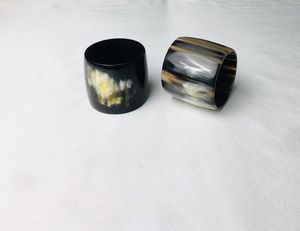 <b>Hand</b> Crafted Best Quality of Real Buffalo / Natural Cow Horn Napkin <b>Holder</b> / Napkin <b>Ring</b> For Table Decoration - Product Image 5