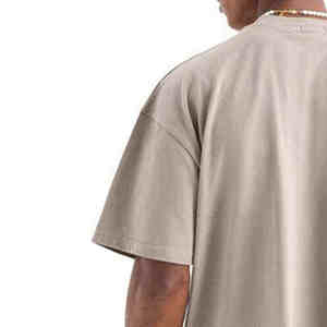 Camiseta de Hombre de Corte Regular, Antiarrugas, Cuello Redondo, Costuras en Contraste, Talla Grande, Venta al Por Mayor - Product Image 2