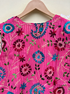 Chaqueta Reversible de Algodón Acolchado Kantha con Estampado Floral Indio Digital para Mujer, Otoño-Invierno, Ecológica, Transpirable y Antiarrugas - Product Image 5