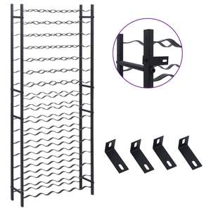 ชั้นวางไวน์เหล็กสีดำสำหรับ 96 ขวด - Product Image 5