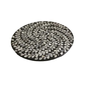 ถาดหมุนฝังเปลือกหอยกาบปะการัง - Product Image 2