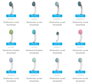 Cabezal de Ducha Sanitario de Plástico de Taiwán con Una Función - Product Image 2