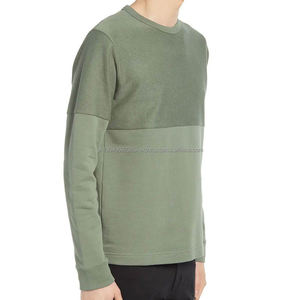 Sudadera de cuello redondo con logotipo personalizado de alta calidad para hombre, sudadera de Jersey de manga larga sin capucha, suministro al por mayor de fábrica OEM - Product Image 2