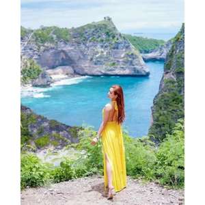 Vestido Maxi Largo de Algodón 100% Natural, Ecológico, Elegante, Informal, para Vacaciones, Diseñado para Comodidad y Estilo sin Esfuerzo - Product Image 2